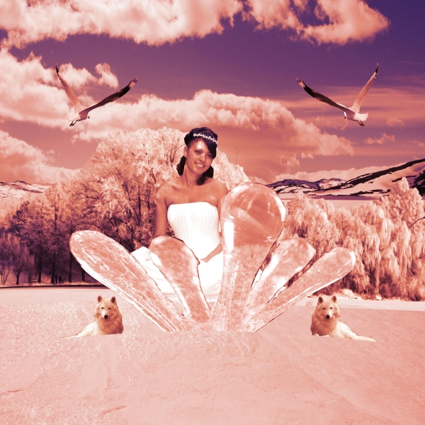 Creation of ice queen: Step 12